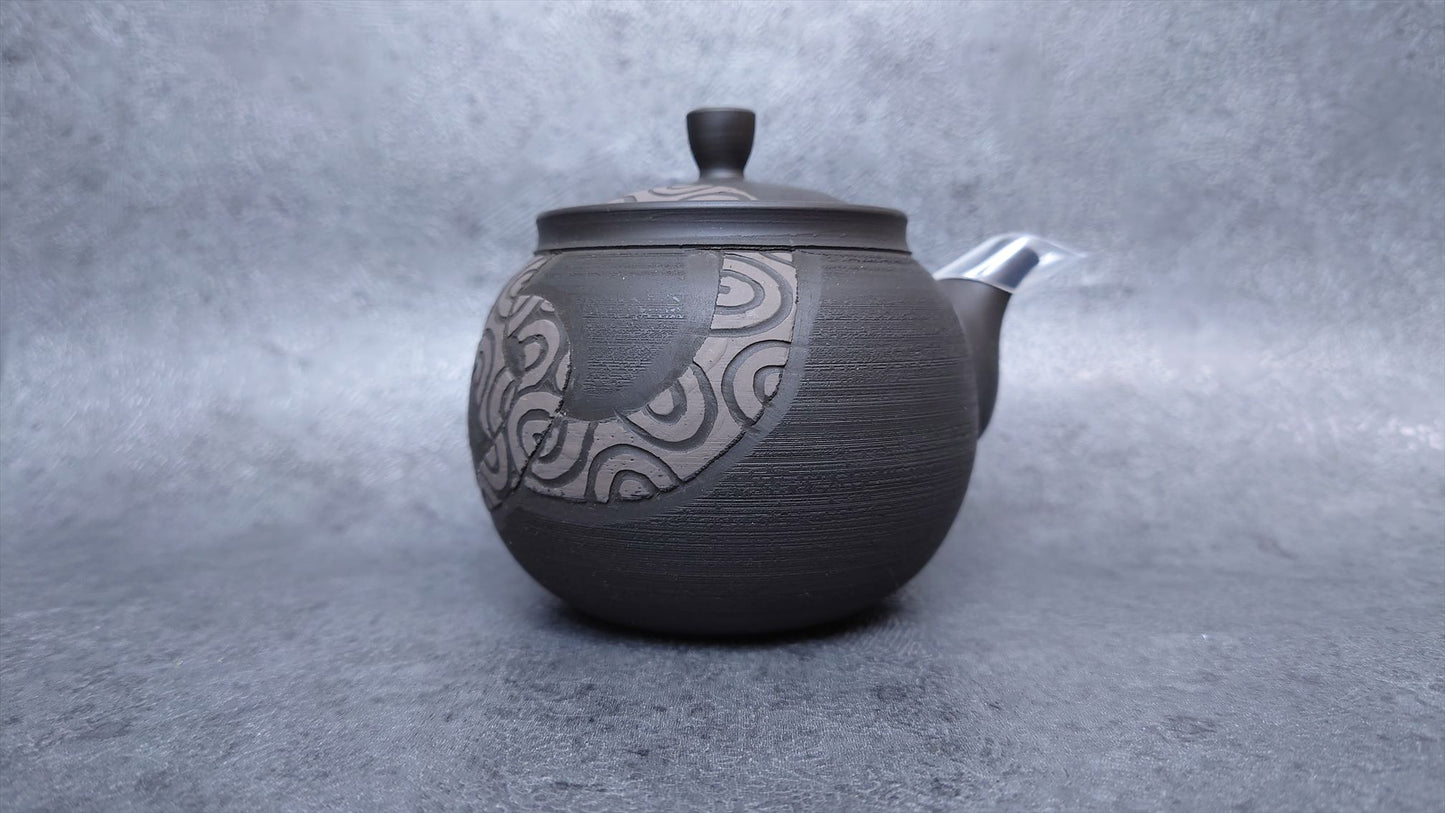 Teapot | Tokoname ware | Mitumatsu-made | Tsubamaru ring teapot 300cc