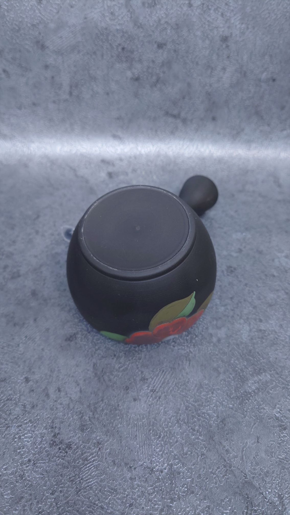 Teapot |  Tokoname ware | Brown Kiln-Transformed Miki Type Red Camellia Teapot, Ceramesh |Gyokkou | 6.7cc (200cc)