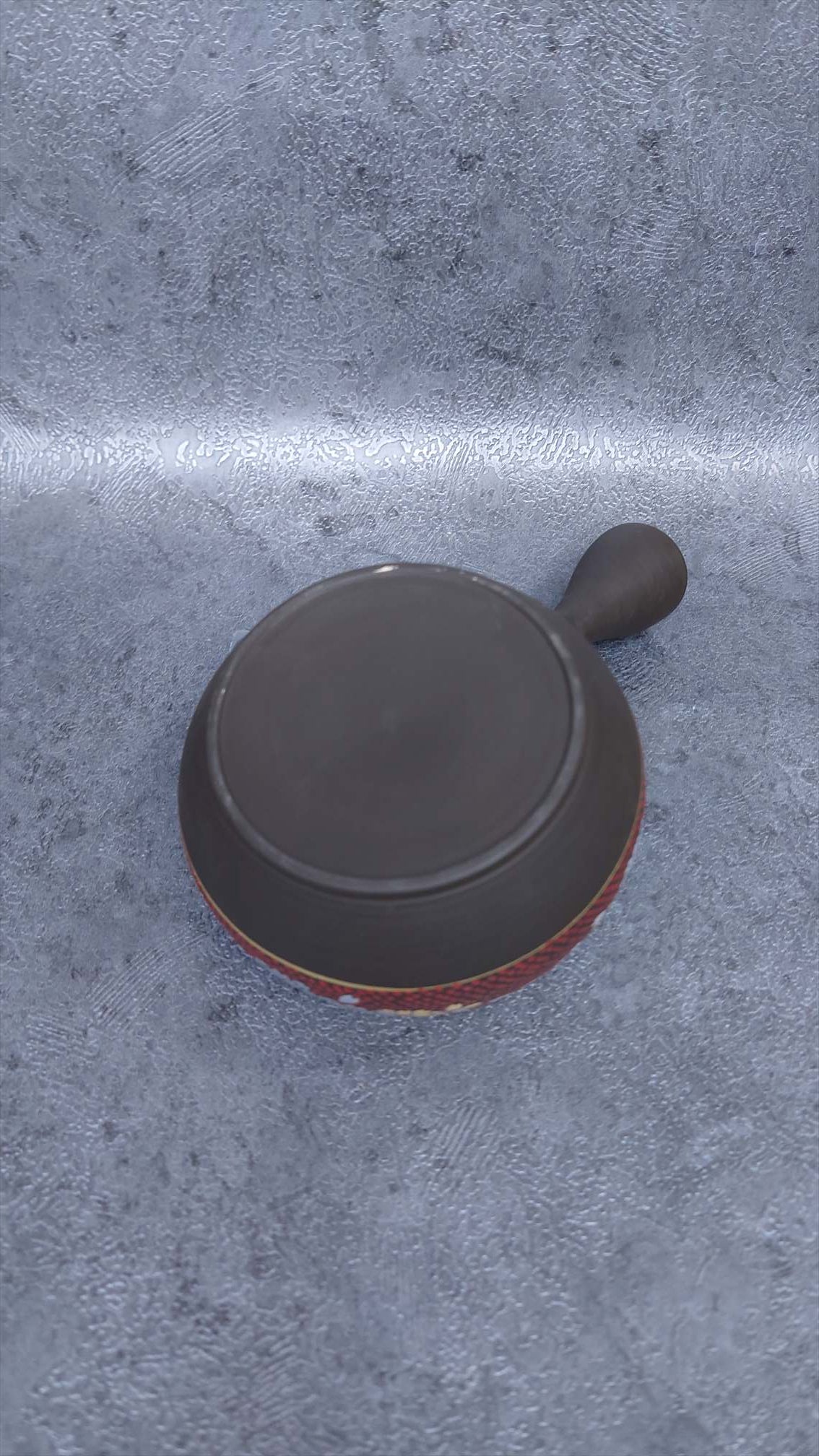 Teapot | Tokoname ware Pottery | Red grain cherry blossom picture teapot 270㏄