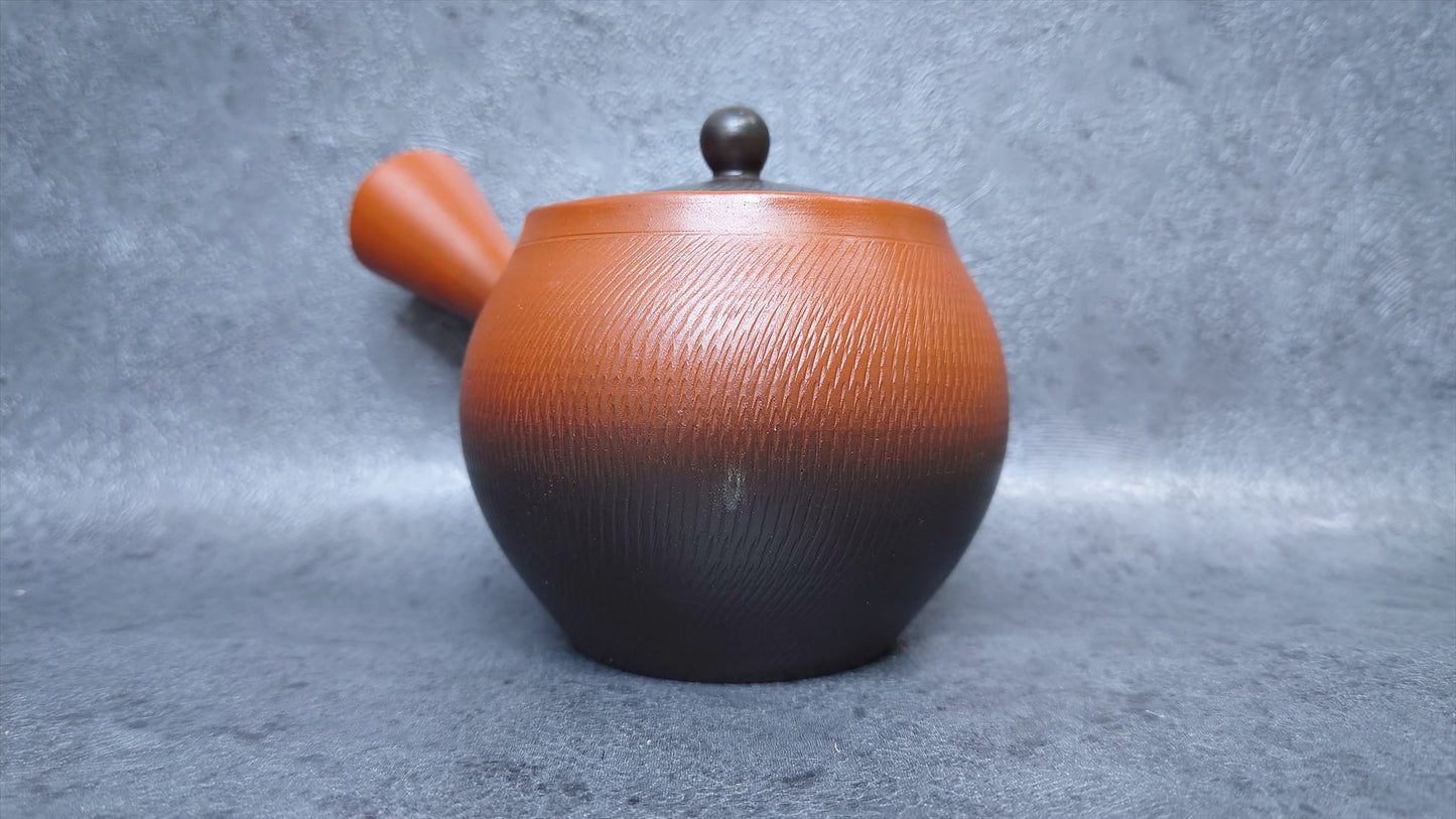 Teapot | Tokoname ware | Shokou | kiln transformed pottery tea strainer teapot 320cc