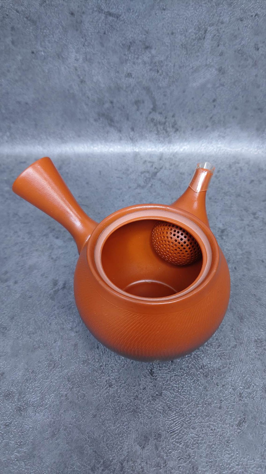 Teapot | Tokoname ware | Shokou | kiln transformed pottery tea strainer teapot 320cc