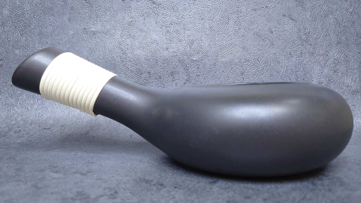 Teapot | Horaku Tokoname ware Pottery | Black roast | 24cm