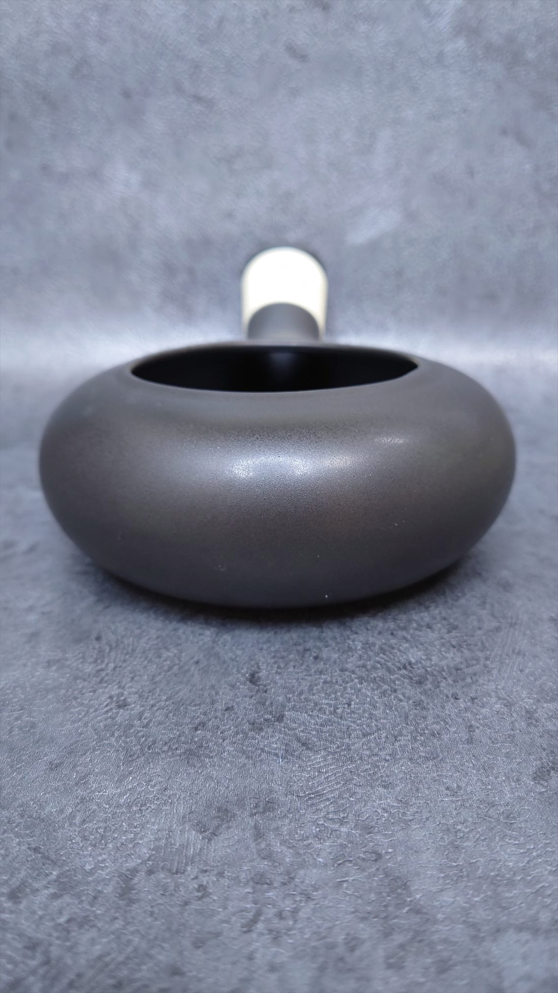 Teapot | Horaku Tokoname ware Pottery | Black roast | 24cm