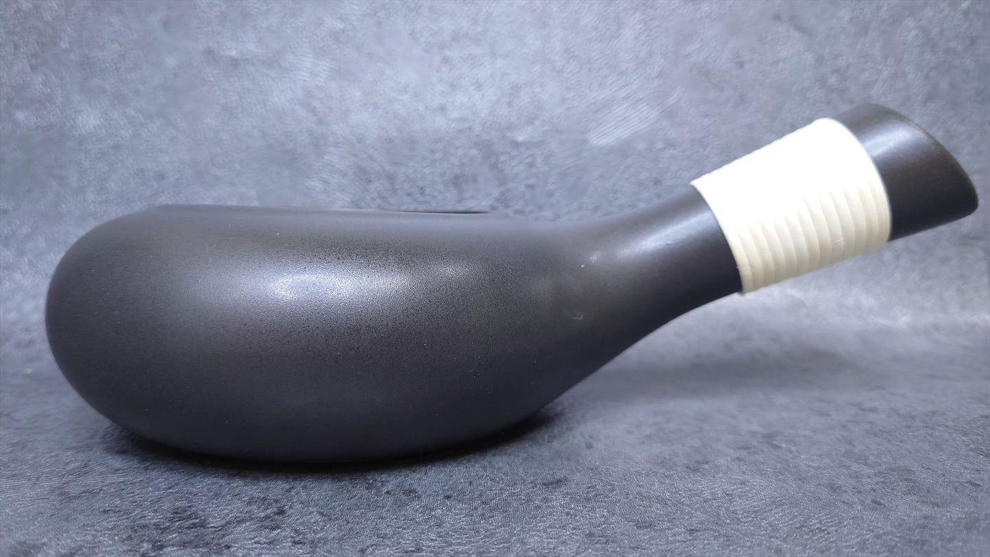 Teapot | Horaku Tokoname ware Pottery | Black roast | 24cm