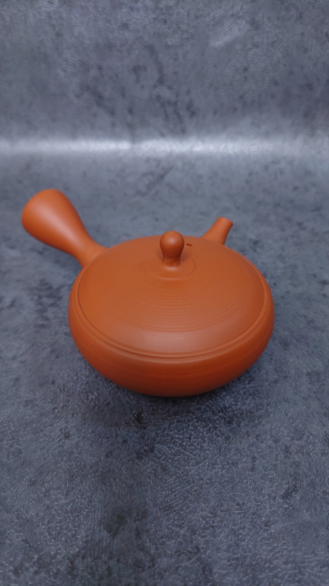 Teapot | Tokoname ware Pottery | Vermilion mud thin thousand-stage iron bowl plain teapot 100cc
