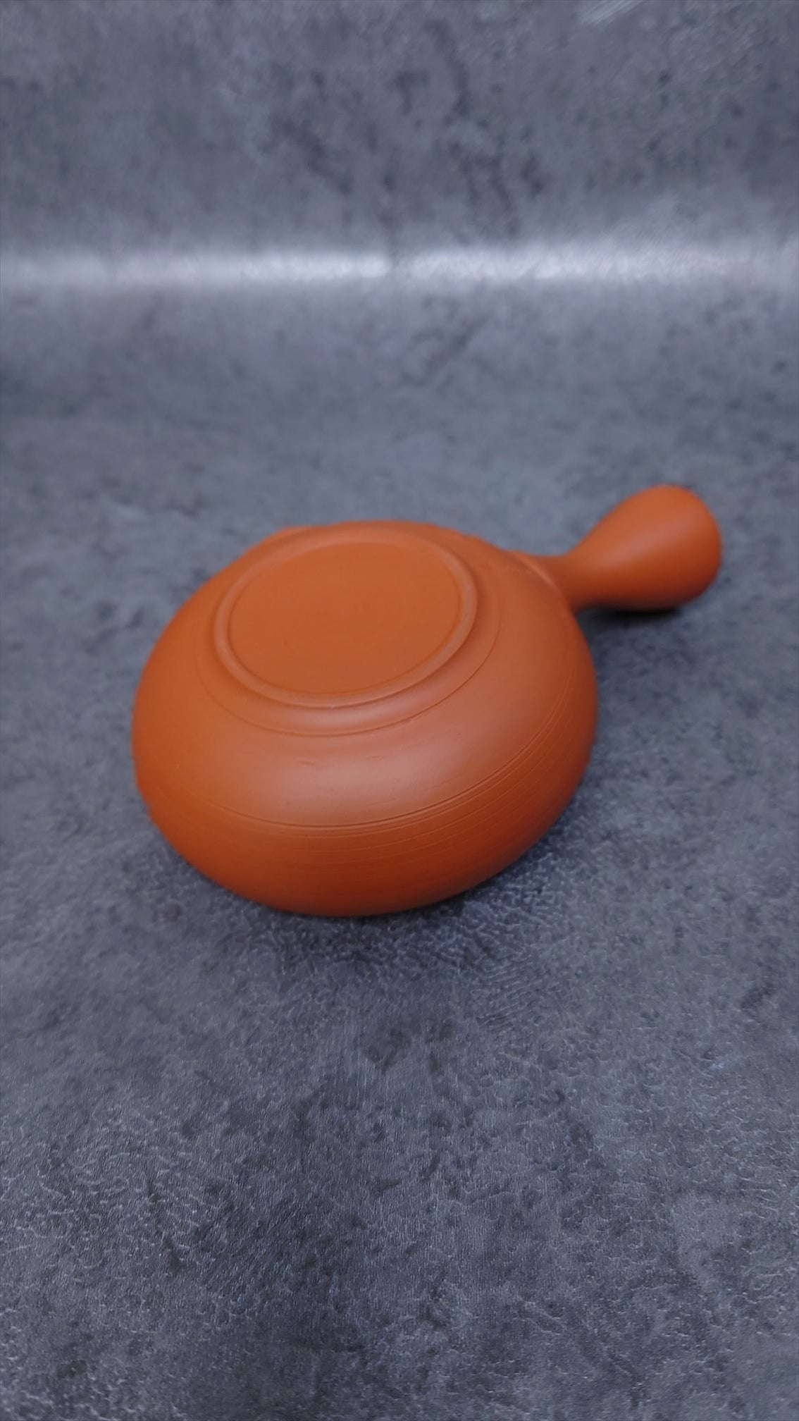 Teapot | Tokoname ware Pottery | Vermilion mud thin thousand-stage iron bowl plain teapot 100cc