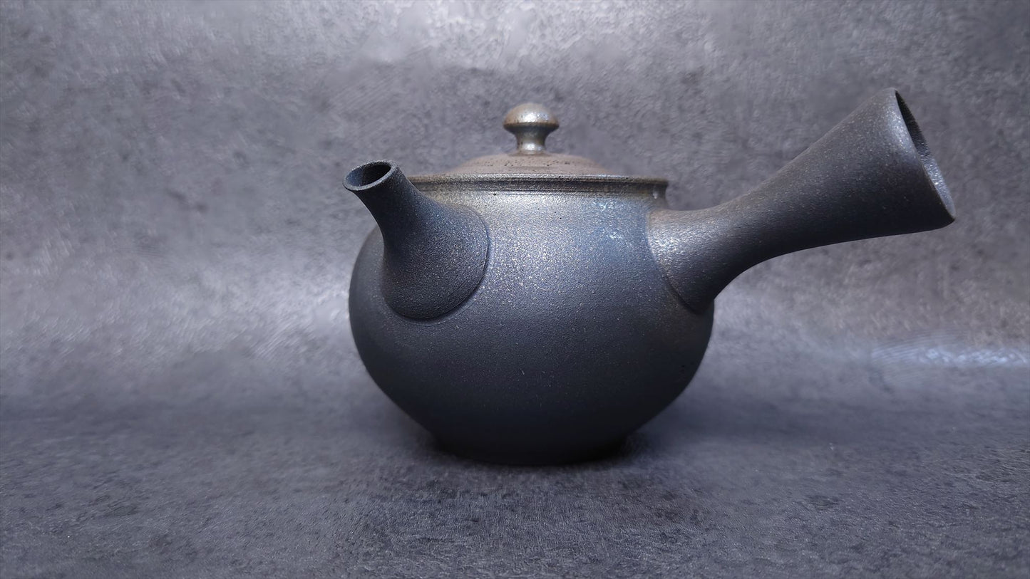 Teapot | Tokoname ware pottery | brim two-stage teapot | 300cc