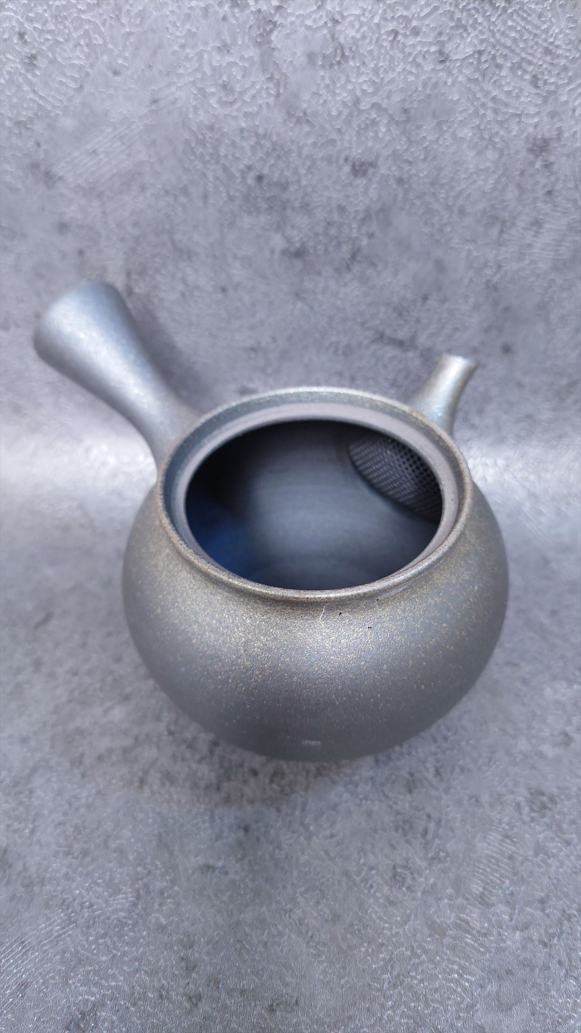 Teapot | Tokoname ware pottery | brim two-stage teapot | 300cc