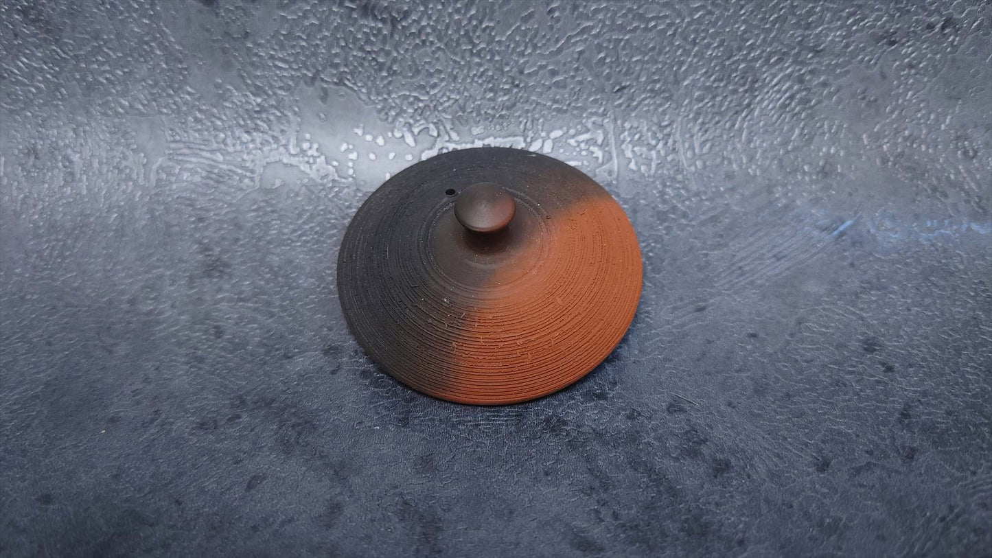 Teapot | Tokoname ware pottery | half black matsukawa mini teapot | 140cc