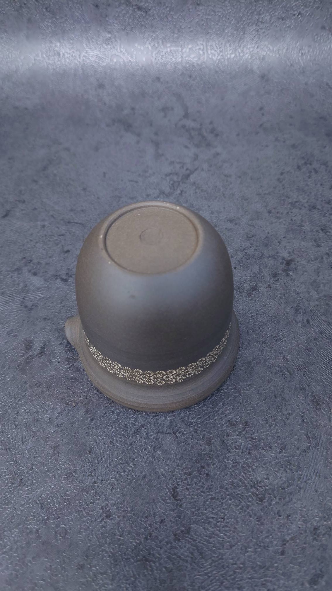 Teapot | Tokoname ware pottery |  Tenro | fermented pottery flower belt | 180cc