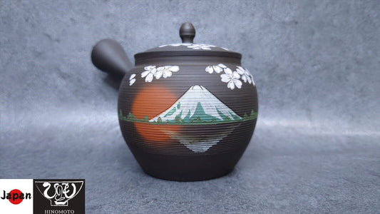 Teapot | Black-SendanzakuraFuji | Tokoname ware | Gyokkou-made |  9.8oz (290cc)