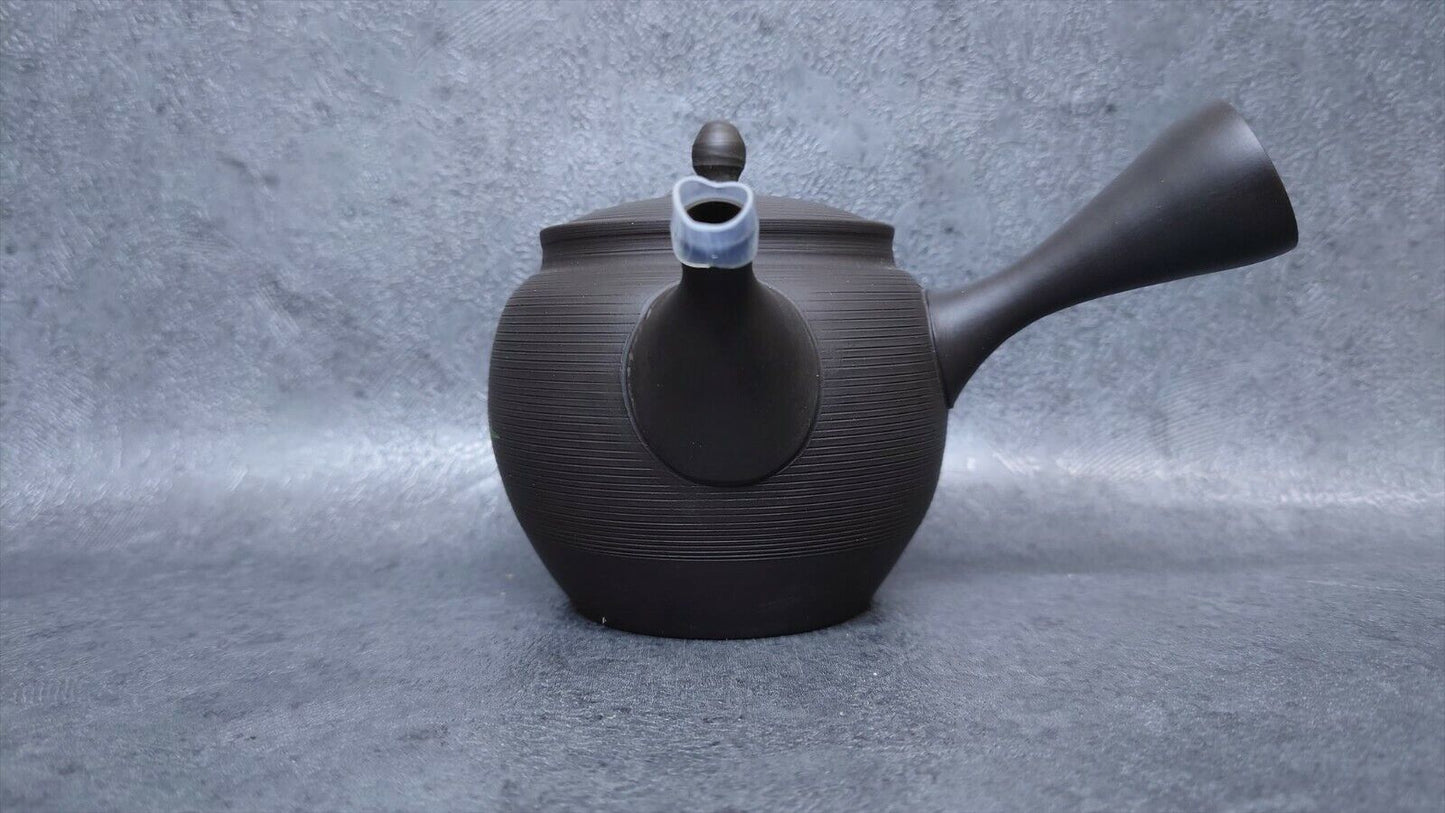 Teapot | Black-SendanzakuraFuji | Tokoname ware | Gyokkou-made |  9.8oz (290cc)