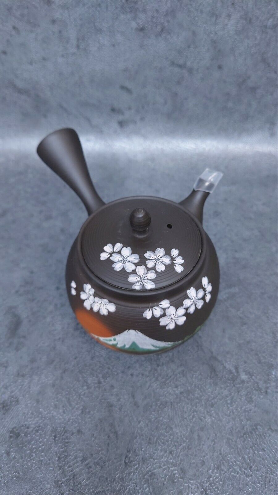 Teapot | Black-SendanzakuraFuji | Tokoname ware | Gyokkou-made |  9.8oz (290cc)