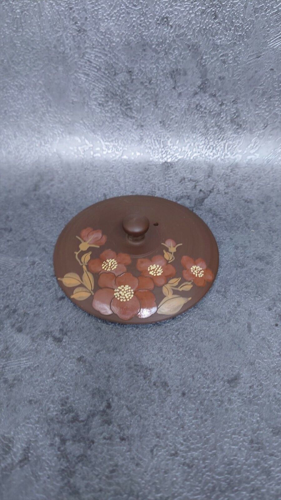 Teapot | Tokoname ware pottery | Gyokkou-made | tea extremely shallow red flower teapot 140cc