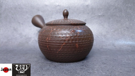 Teapot | Tokoname ware | Tea madder Shibori Biri Inro teapot 210cc