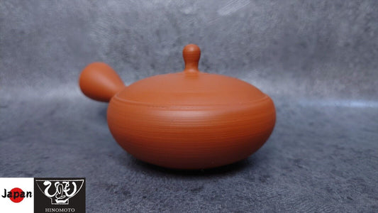 Teapot | Tokoname ware Pottery | Vermilion mud thin thousand-stage iron bowl plain teapot 100cc
