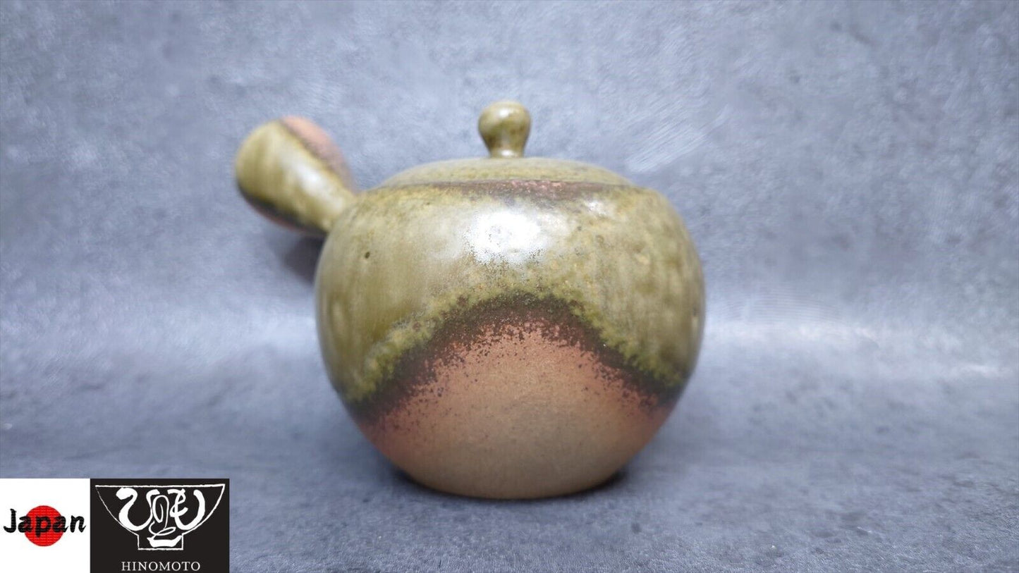 Teapot | Khaki | Tokoname ware | Isshin-made | Ceramesh | 8.1 oz (240cc)