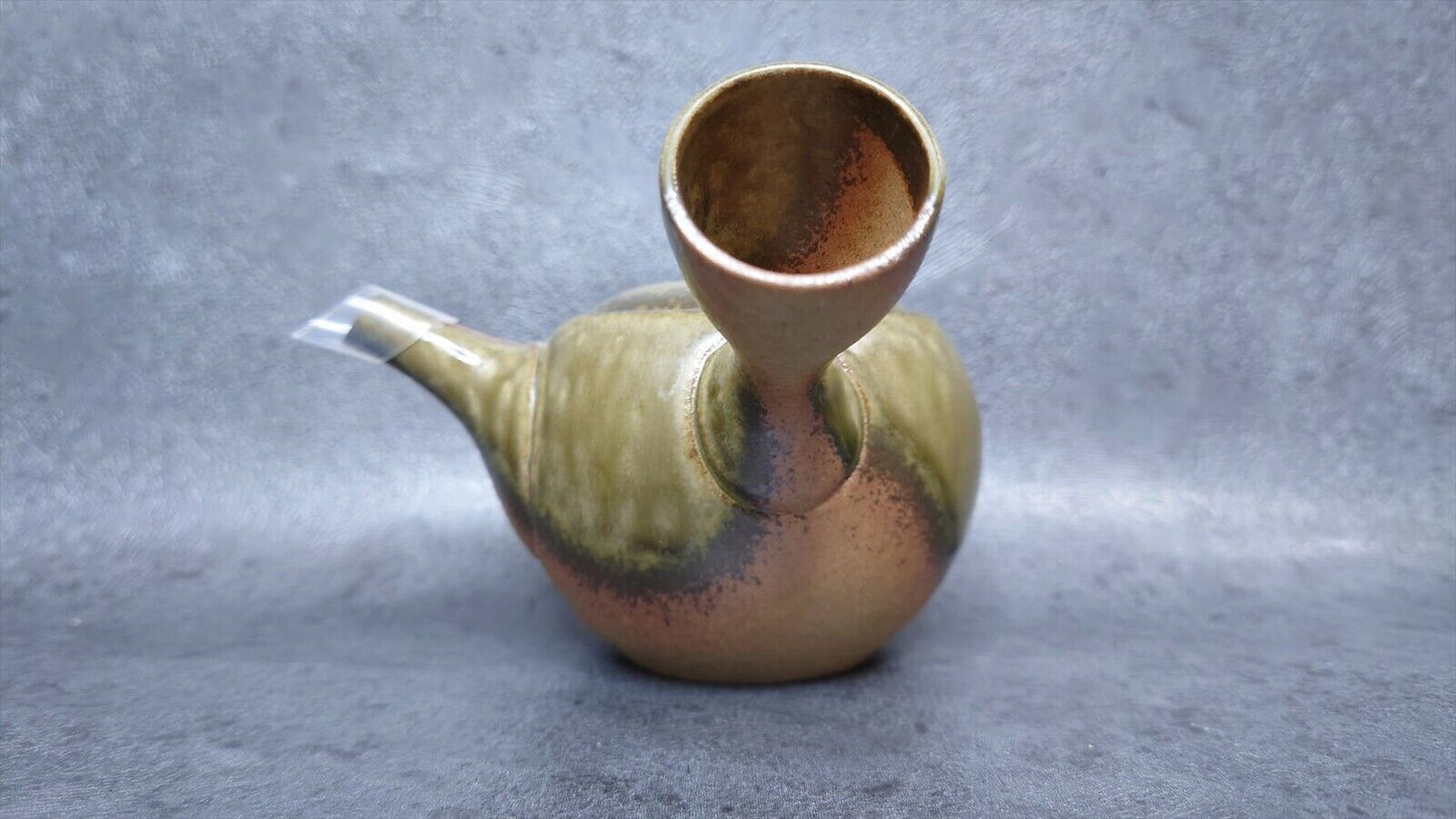 Teapot | Khaki | Tokoname ware | Isshin-made | Ceramesh | 8.1 oz (240cc)