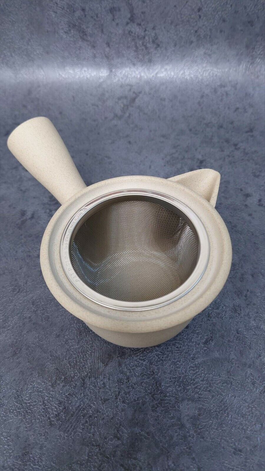 Japanese style Teapot | Tokoname ware | Jinsui-made | ceramesh & basket net 210cc